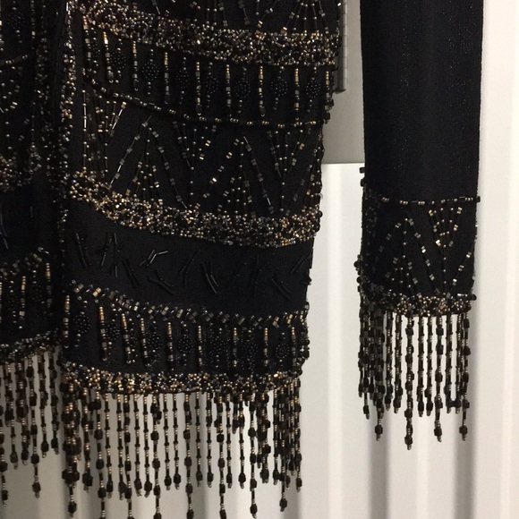 Escada beaded black cardigan - Picture 6 of 8
